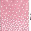 Horaldaily Valentine Flannel Blanket Throw, Pink Love Heart Painting Soft Fuzzy Plush Cozy Fleece Blankets for Couch Sofa Bed Lounging, Ideal Gifts for Kids Adults Wife Self, 50x60