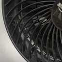 Amazon Basics Air Circulator Fan, Desk Fan for Bedroom, Home and Office, With 90-Degree Tilt Head, 3 Speed Settings, Lightweight (3 LBS), 35 Watts, Black, 11.1"W x 6.3"D x 10.9"H