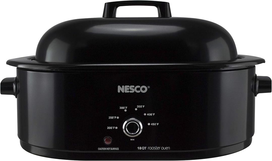 Nesco MWR18-13, Roaster Oven, 18 Quarts, Black