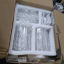 Chrome Pendant Lights for Kitchen Island, 3 Pack Modern Crystal Pendant Light Fixtures, Mini Kitchen Hanging Lights for Dining Room, Hallway, Foyer, Entryways