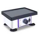 Lab Vibrator 8"x6", Square Oscillator Shaker Plaster Vibrator Plate Gypsum Mixing Machine 110V/120W Dental Equipment Machine