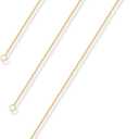 Altitude Boutique Gold Plated Jewelry Chain Extenders with Spring Clasps | Hypoallergenic and Waterproof Necklace Chain Extension Set for Women | 3 Piece Set with 2, 4, and 6 inch Chains (Gold)