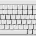 Flow Lite 84 Keys Low Profile Mechanical Keyboard, 75% Swappable Rechargeable Wireless Keyboard with 2.4G Receiver, Bluetooth and Wired Connection for Windows, Mac/Spector Linear Switches (Off-White)