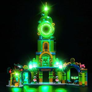Upgraded Led Light Kit Compatible with Lego Wicked Welcome to Emerald City Building Set, Lights Decoration Compatible with Lego 75684 (Model Not Included)