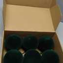 6 Pcs Christmas Velvet Balls 4 Inch Large Matte Green Flocked Christmas Hanging Ornaments Decor Shatterproof Luxury Handmade Velvet Balls Xmas Tree Ornaments Bulbs for Wedding Anniversary Party