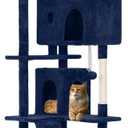 FDW | 70" Cat Tree Tower | Navy Blue | Multi-Level Indoor Activity Center