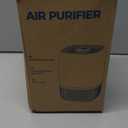 Air Purifiers for Home with High Efficiency Filter Up to 1076 Ft for Pet Hair, Odors, Pollen, Smoke, Compact Air Cleaner with 3 Speeds, Timer, Aroma Quiet 360Intake Filter, White