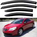 Window Visors Rain Guards Shield for 2005-2010 Pontiac G6, Out-Channel Window Vent Wind Deflectors Visors Shades for 05-10 Pontiac G6