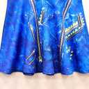 WYYXYB Girls Evie Costume Birthday Party Dress Halloween Descendants Cosplay Outfits(11-12 Years,Blue)