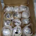 Homemory 12 Pcs Gold Votive Candle Holders, Round Mercury Glass Candle Holder, Tealight Candle Holders for Table Centerpieces, Baby Shower, Anniversary, Wedding, Home Decor, Halloween, Christmas