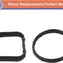 ZONFANT Intake Manifold Gasket Set Compatible with 2007-2012 Ford Edge Flex Fusion Taurus Taurus X, 2007-2015 Mazda 6 CX-9, 2007-2012 Lincoln MKS MKT MKX MKZ, 2008-2009 Mercury Sable, Replace#MS97118