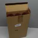 Liliful 15 Pcs Velvet Christmas Balls Bulk Flocked Christmas Tree Ball Ornaments Plastic Xmas Decorative Hanging Ornaments(Brown,3.15 Inch)