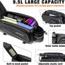 JXFUKAL Bike Bags for Bicycle Rear rack - 9.5L/17L/40L Hard Shell Waterproof Bike Ebike Trunk Pannier Saddle Seat Bag Carrier with Reflector, Rain Cover & Shoulder Strap for Commuter Travel Outdoor