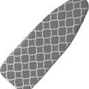 Ironing Board Cover with Two 5MM Thick Feltpads,15"x48"Heat Resistant Replacement Ironing Board Cover and Pad,Fits Standard Ironing Boards,Durability and Easy to Install (Gray)