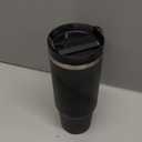 STANLEY Quencher H2.0 Tumbler with Handle and Straw 40 oz | Flowstate 3-Position Lid | Cup Holder Compatible for Travel | Insulated Stainless Steel Cup | BPA-Free | Black 2.0