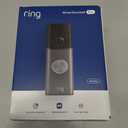 Ring Wired Doorbell 4K Pro (Newest Model), Retinal 4K with wide-angle video, 10x Enhanced Zoom, and Night Vision, Deep Silver