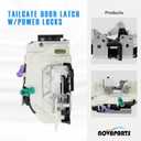 Tailgate Door Latch w/Power Locks for 2007-2017 Jeep Wrangler 2018 Jeep Wrangler JK 3.6L 3.8L 4589584AG 4589584AF 4589584AD