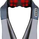 Neck Massager with Heat, Shiatsu Shoulder and Back Massager, Electric Kneading Back Massager, Massage Pillow for Deep Tissue, Birthday Day Gifts for Husband, Wife, Dad, Mom, Women & Man
