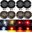 2024 Brightness 3 1/4" LED Turn Signals 1157 Led Lights Compatible for Harley Davidson Road King Electra Glide Ultra Classic Custom Dynamic Road Glide