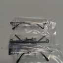 NOVIVON 1.25 Metal Reading Glasses Men - Durable Readers with Blue Light Filtering - Clear Vision (Black/Grey/Brown)