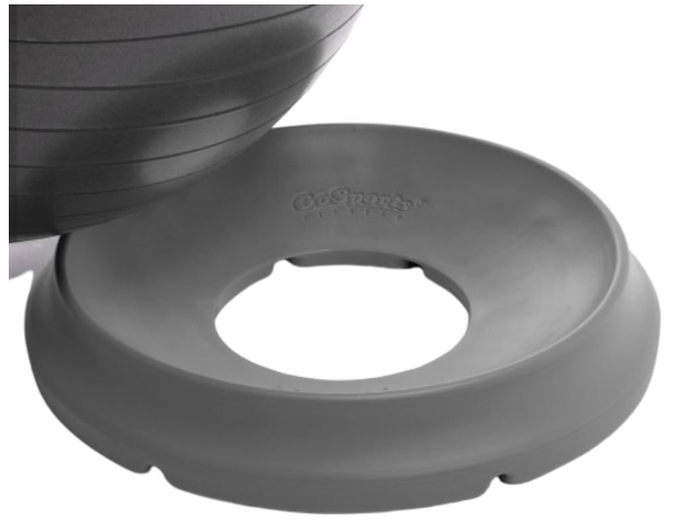 GoSports Yoga Ball Base for Fitness Balls - Charcoal, Green, or Blue -Hub 360 Universal Stability Stand