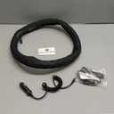 Heated Steering Wheel Cover: 3-Min 12V Quick Heating Leather with Overheat Protection, Non-Slip Grip  Fits 14.5-15.25 Wheels for Cars, SUVs(12V-Black)