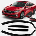 in Channel Window Rain Guards Fits for Honda Civic 2016-2021 Sedan 4-Door