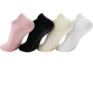 Womens Pilates Socks with Grips Non Slip Yoga Socks for Barre, Ballet, Dance, Workouts