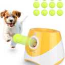 Interactive Automatic Ball Launcher for Dogs - 12 Tennis Balls,BallLauncher for Medium & Small Dogs, Self-Throwing Machine,Dog Ball Thrower Launcher