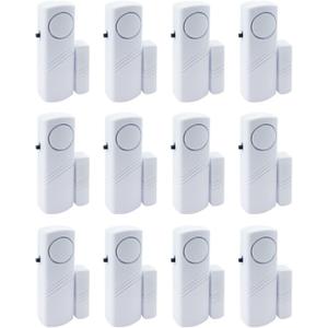 Door Window Alarm, 90DB Door Alarms for Kids Safety, Door Window Burglar Alarm-Window Pool Alarms for Home (12 Pack)