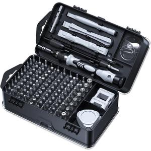 AXTH 115-in-1 Precision Screwdriver Set, [Super Durable] Mini Professional Magnetic Repair Tool Kit, Small Screwdriver for Phone, Computer, Watch, Laptop, Macbook, Eyeglass, Electronic