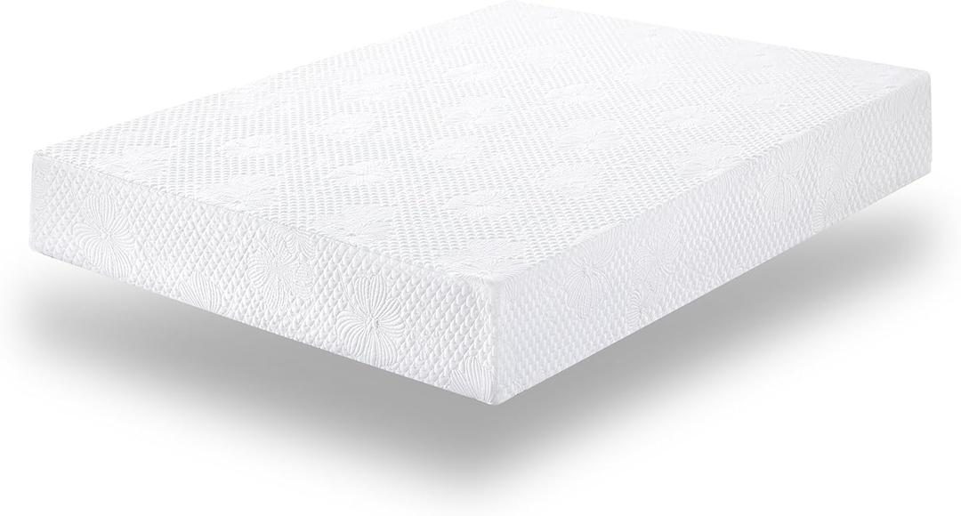 PrimaSleep Queen Mattress, 9 Inch Gel Memory Foam Mattress, Gel Infused for Comfort and Pressure Relief, CertiPUR-US Certified, Bed-in-a-Box, Medium Firm, Queen Size