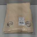 NICETOWN Outdoor Curtains for Patio Waterproof 95" L, Blackout Gazebo Curtain for Pergola/Porch Weatherproof, UV & Privacy Protection Outside Drape, 52" Wide, 1 Panel, Biscotti Beige