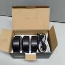 EZVALO Picture Lights for Wall, 2000mAh Rechargeable Battery Magnetic Poster Lights with 3 Color Temps & 12 RGB, Remote Dimmable Timer Painting Light, Wall Decor Light for Art Display, Frame (3 Pack) (Black)