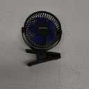 Gaiatop Portable Clip on Fan Battery Operated, Small Powerful 3 Speed Quiet 360° Rotate, USB Rechargeable Mini Personal Cooling Fan for Desk Table Home Office Stroller Camping Women Gifts Black Blue