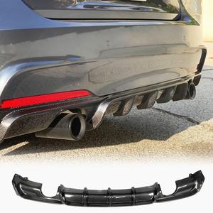 F30 Carbon Fiber Rear Diffuser Compatible with 2012-2018 BMW 3 Series F30 M Sport Bumper Cover Lower Lip Spoiler Valance Protector Body Kits Factory Outlet