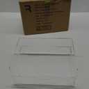 SANRUI Desk Organizer with Sliding Drawer Desk Organizers and Accessories for Office Organization and Storage, Acrylic File Organizer Drawer Stackable 2-Tier Paper Organizer, Clear