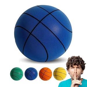 Womefic Silent Basketball No Noise, Uncoated High-Density Foam Quiet Basketball, Quiet Bounce Basketball Soundless Basketball Silent Basketball Dribbling Indoor (9.4in, Blue) Womefic Silent Basketball No Noise, Uncoated High-Density Foam Quiet Basketball, Quiet Bounce Basketball Soundless Basketball Silent Basketball Dribbling Indoor (9.4in, Blue)