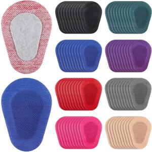 80 Pcs Adhesive Eye Patches, Disposable Eye Pads for Adults Latex Free Adhesive Bandages(3.3 x 2.3 Inch,Mixed Colors)