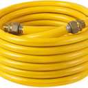 3/4" Tubing Pipe KIT 70ft, Corrugated Stainless Steel Tubing with 2 Male Fittings (70)