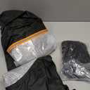 Motorcycle Cover Heavy Duty, 420D Motorcycle Cover Waterproof Outdoor with Nano Coating, 5 Reflective Strips and Air Vents, Dirtbike Cover (Black 3XL)