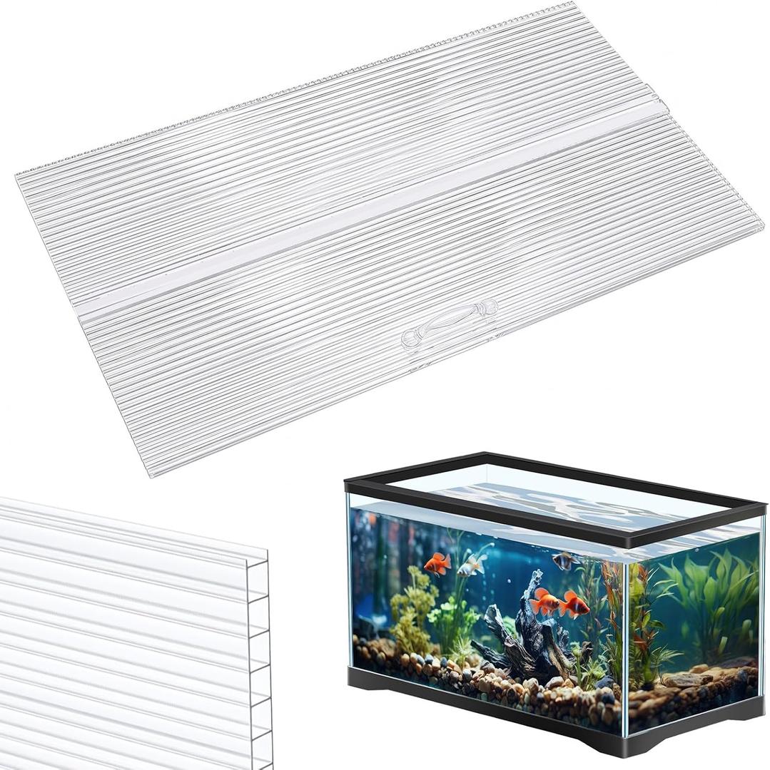 Sieral Aquarium Lids Canopy Set, 30 x 12 Inch, Clear, 1 Pc