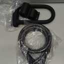 Corki Bike Lock Heavy Duty Anti Theft U Lock with 5ft Security Cable and Keys 17mm Schackle Electric Scooter Lock, Bicycle Lock with Mounting Bracket for Ebike Motorcycle -Black