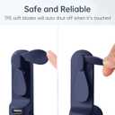 JISULIFE Portable Handheld Fan, Mini 3 In 1 with Rechargeable Battery, Personal Pocket Fan for Travel, Outdoor, USB Power Bank, Flashlight, Essential Ideal Gifts for Summer/Concert/Vacation - Blue