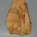 Elastic Tablecloth for Round Tables, Waterproof Tablecover for Up to 32"-36" Round Table, Dining Tablecover for Indoor and Outdoor, Holiday, Light Brown Wood