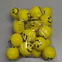 Smile Face Squeeze Balls (24 Pcs Bulk) for Kids and Adults, 2 Inch Mini Yellow Fun Happy Face Stress Anxiety Relief Balls, Hand Therapy Sensory Fidget Toy, Classrooms, Game Prize, Party Favor Gift