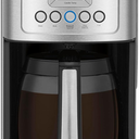 Cuisinart 14-Cup Coffee Maker, Programmable PerfecTemp Glass Carafe Coffee Machine with 1-4 Cup Setting, Brew Strength Control and Brew Pause, Stainless Steel, DCC-3200NAS