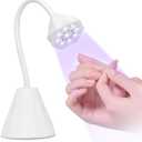 GAOY Omin-Cure Nail Lamp, Rechargeable UV Light for Gel Nails, Cordless, Salon Manicure and DIY at Home