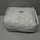 Beige White Linen Full Blackout Curtains 84 Inches Long, Viral Pinch Pleated Curtains with Hooks Thermal Insulated Boho Drapes for Living Room/Bedroom Window Treatment (40" Wx84 Lx2 Panels) (Lightbirch)