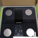 Smart Scale for Body Weight  Large Display Digital Scales with BMI, Body Fat, Muscle Mass, Professional Accurate to 0.05lb Bathroom Scales with Bluetooth APP Body Metrics (4-electrode, Black)